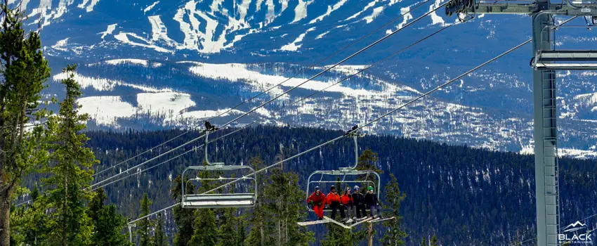 BML-A ski resort in Keystone Colorado with mountain view