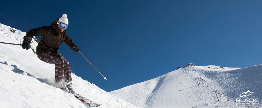 BML - Person skiing in Colorado
