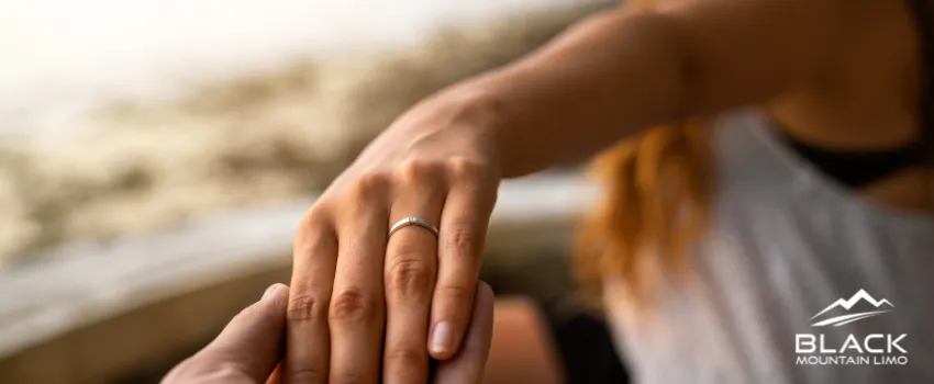 BML - Woman Wearing Engagement Ring 